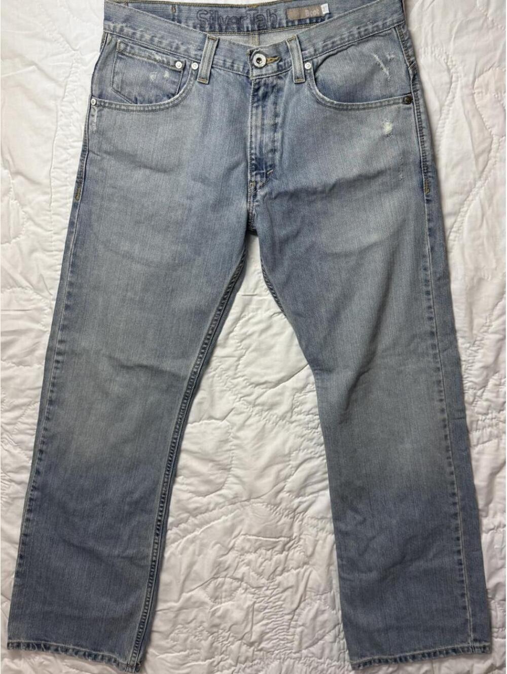 Silver Tab Boot 31 blue denim jeans 31x32 #denim
